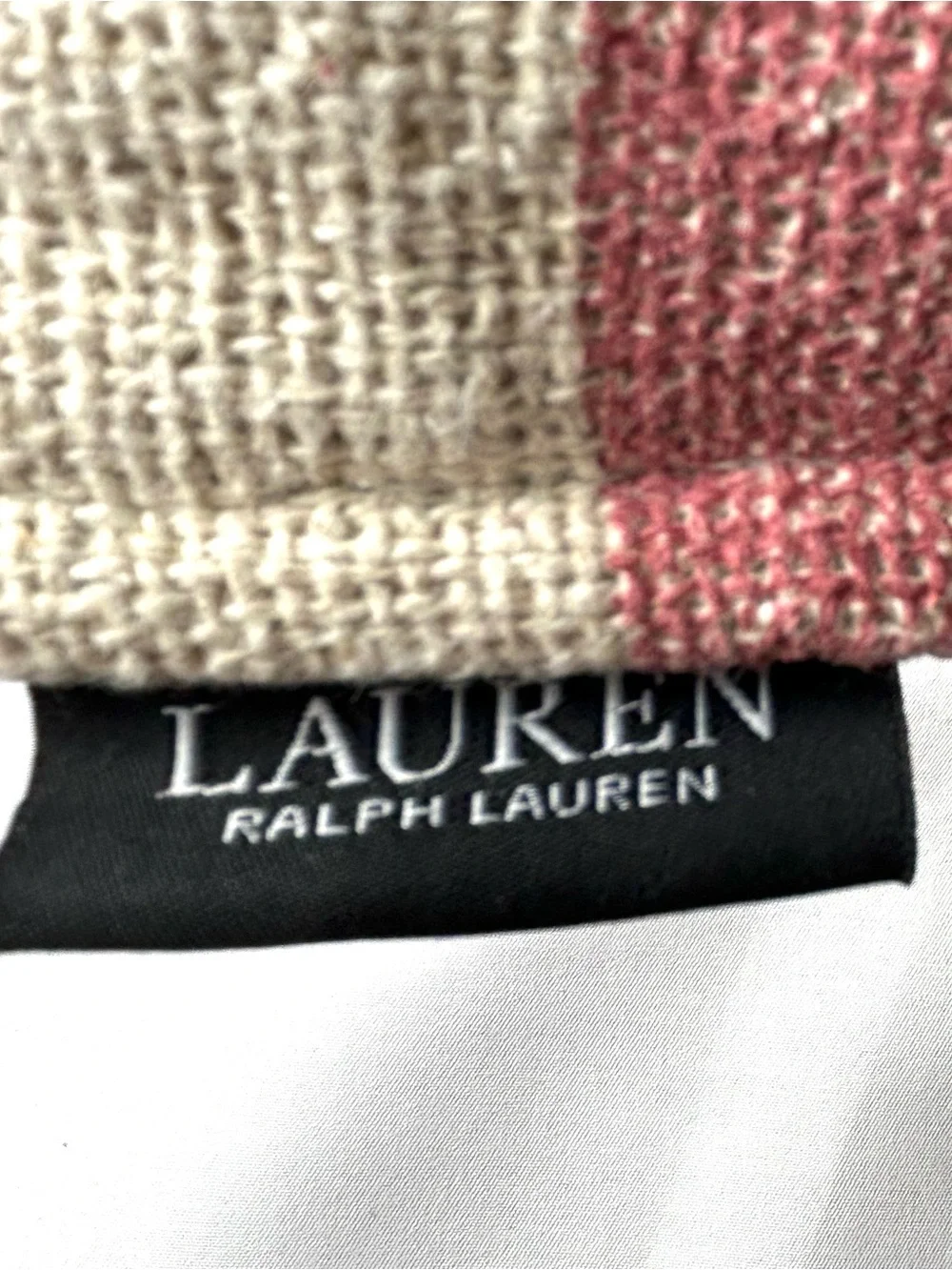 Ralph Lauren Americana Flag Accent Pillow in Red, White & Blue